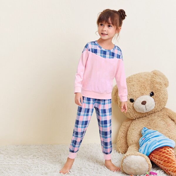 

Toddler Girls Plaid Pajama Set, Multicolor