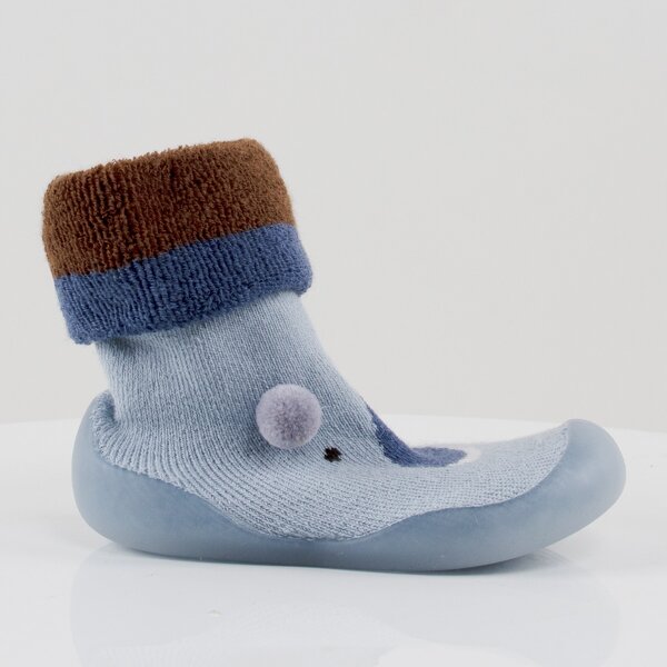 

Toddler Boys Cartoon Design Knit Sneakers, Baby blue