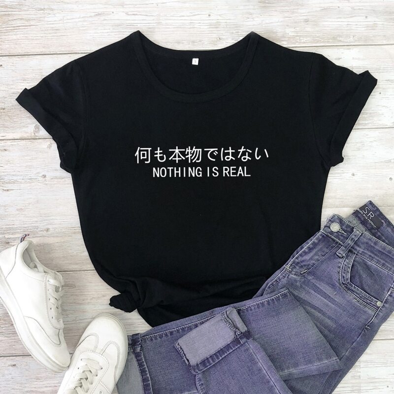 

Slogan Graphic Tee, Black