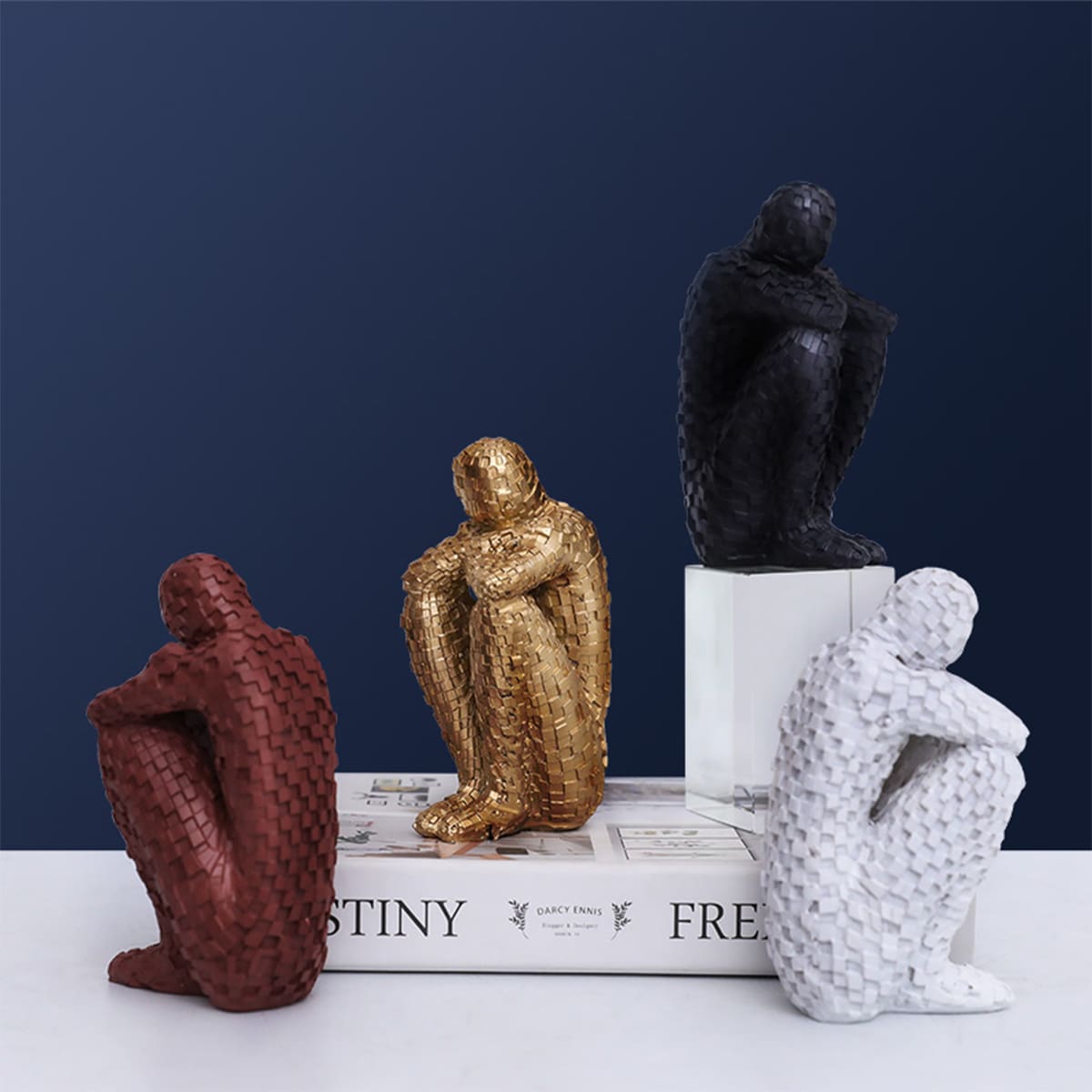 

1pc Figure Shaped Decorative Object, Multicolor
