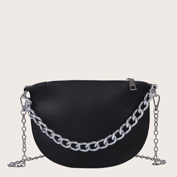 

Minimalist Satchel Bag, Black