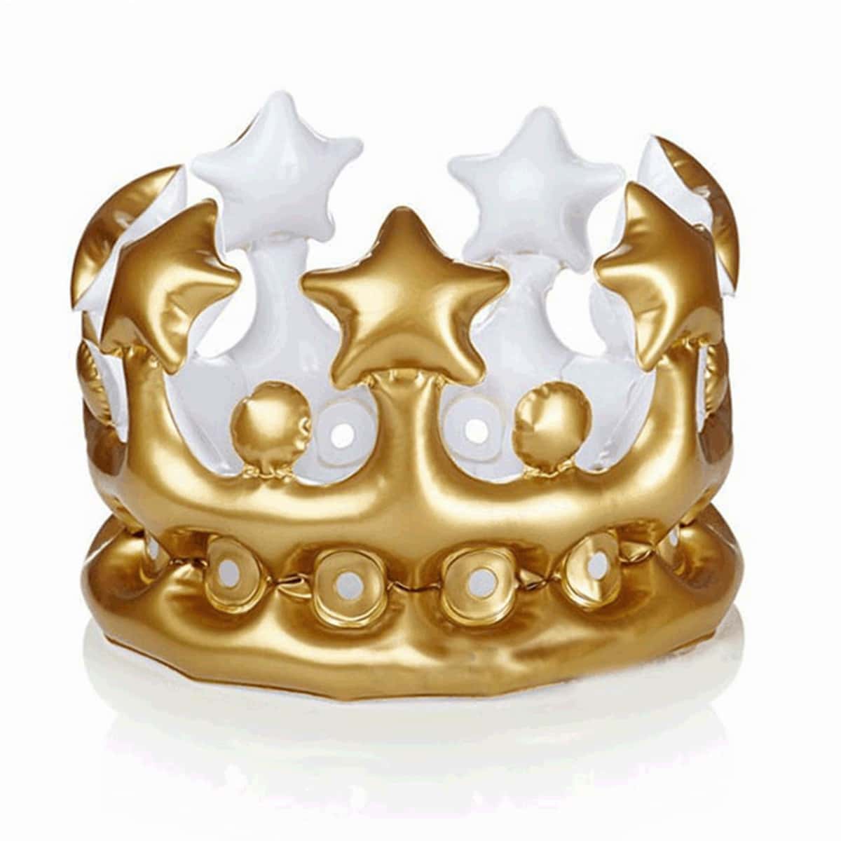 

1pc Crown Shaped Balloon, Gold