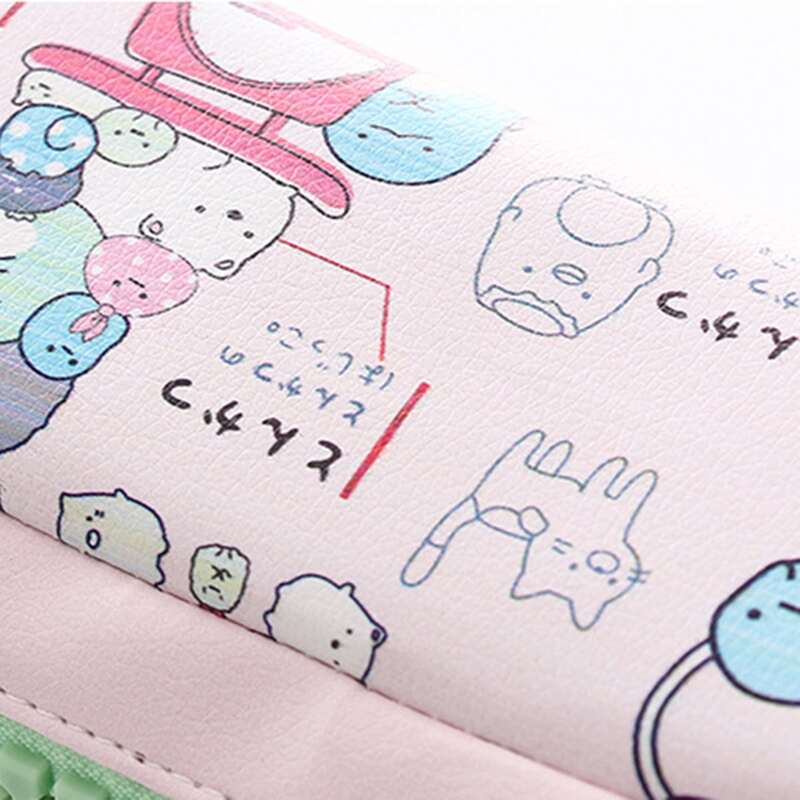 

1pc Random Cartoon Big Zipper Pencil Case, Multicolor
