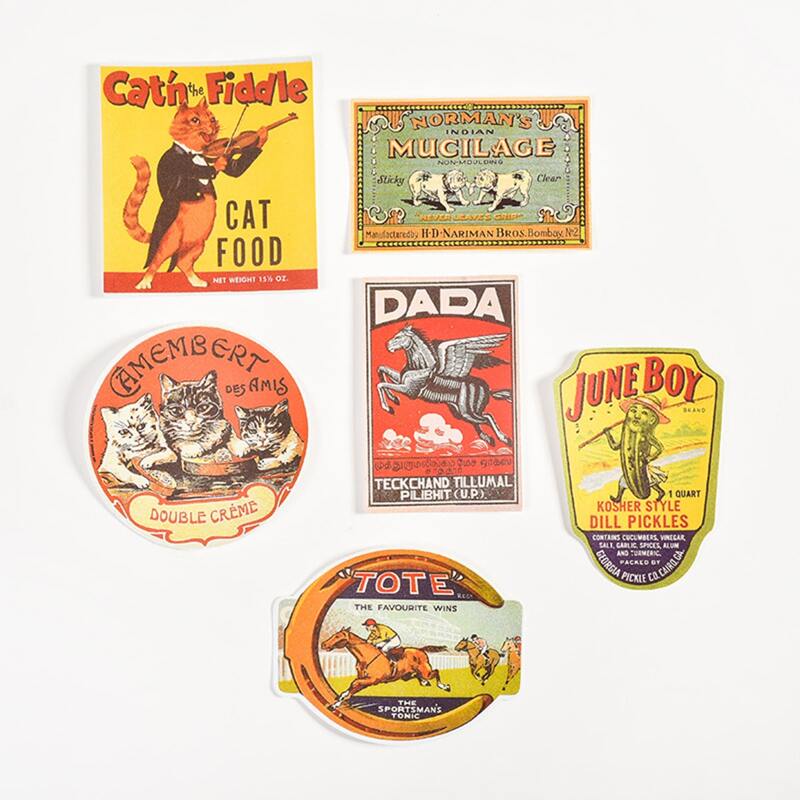 

6pcs Animal Luggage Sticker, Multicolor