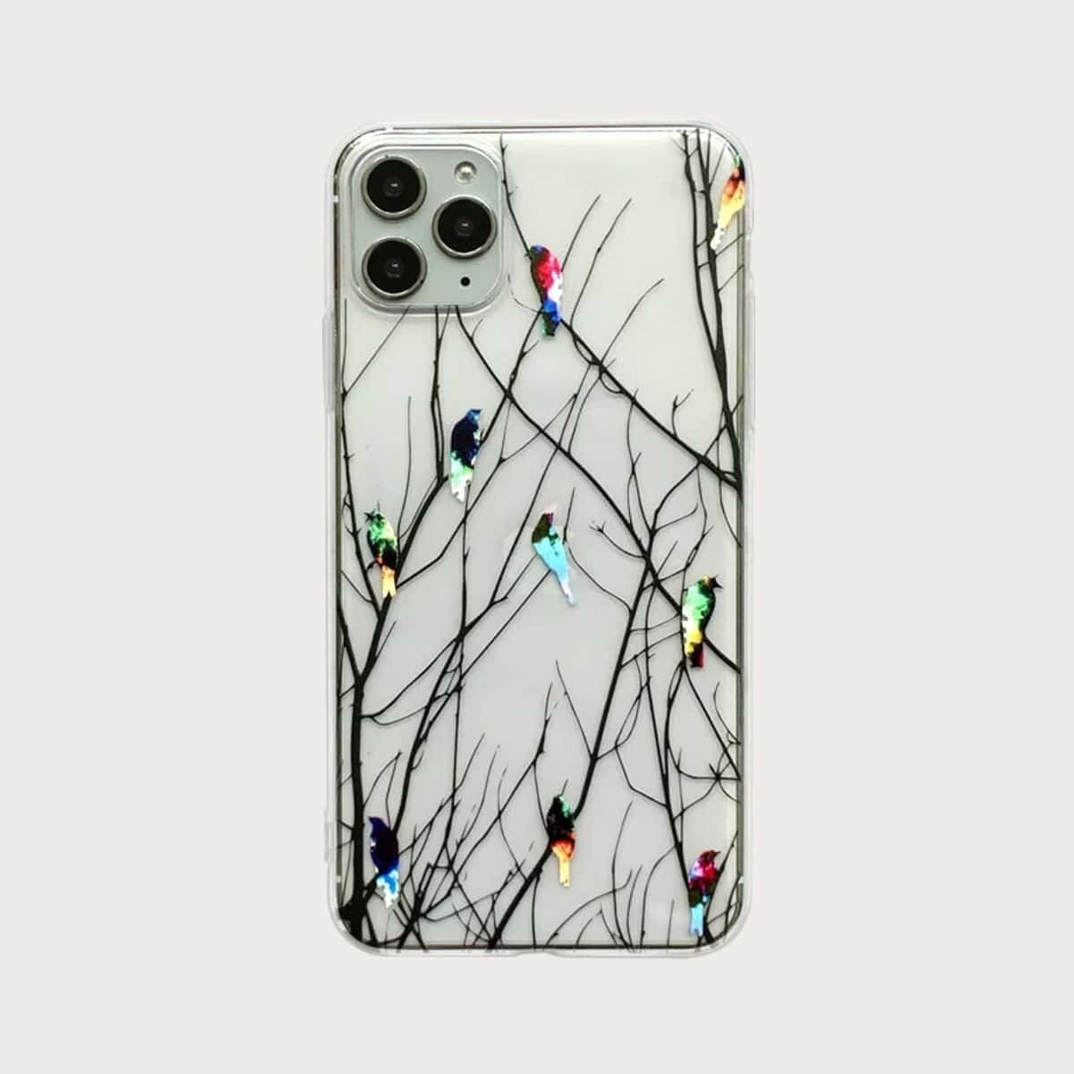 

Birds & Branches Pattern iPhone Case, Multicolor