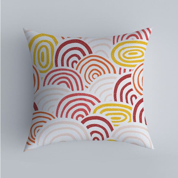 

Graphic Print Cushion Cover Without Filler, Multicolor
