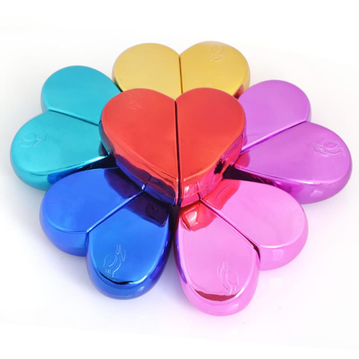 

1pc Random Heart Shaped Perfume Bottle, Multicolor