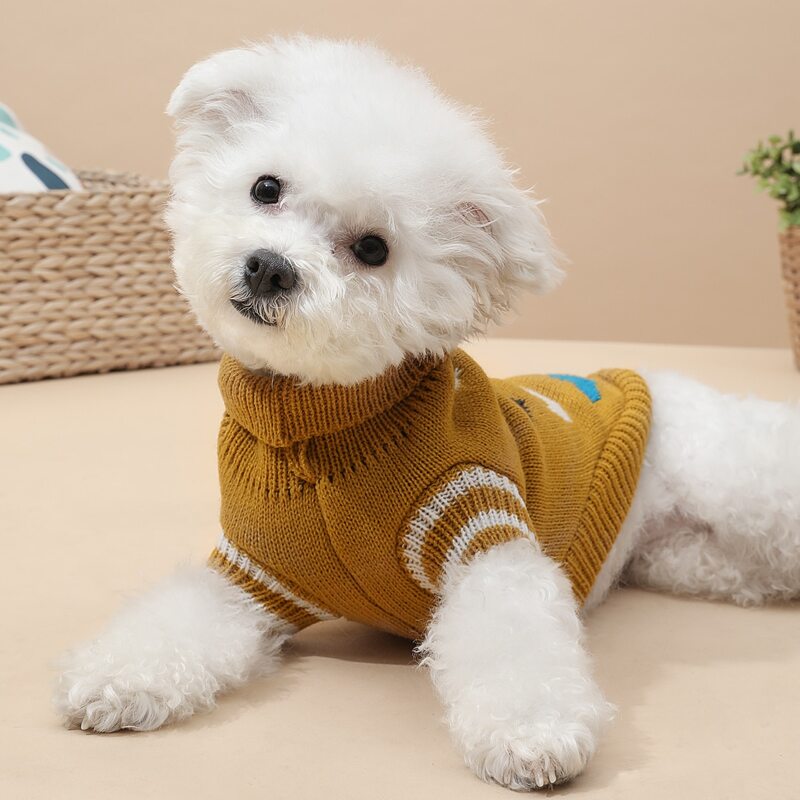 

Heart Print Dog Sweater, Multicolor