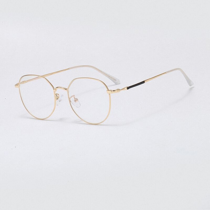 Guys Metal Frame Glasses, Clear