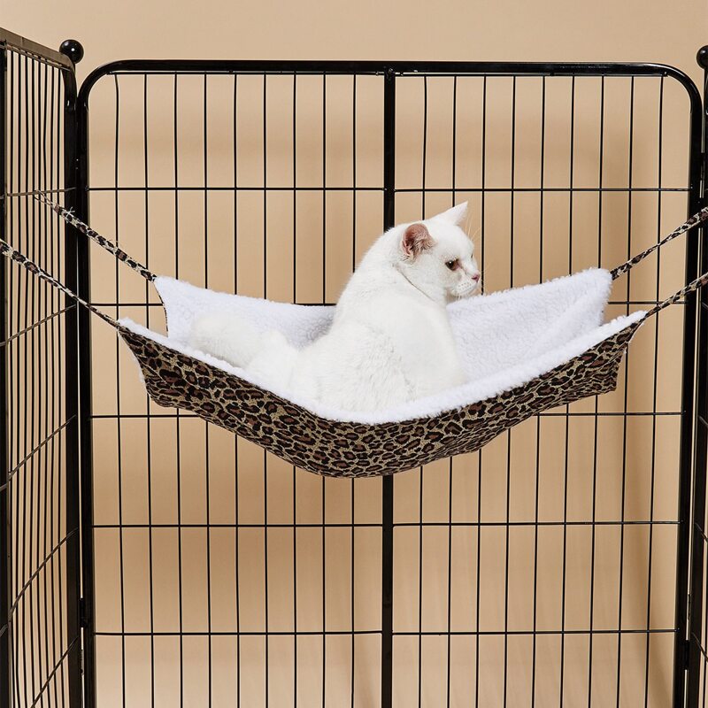 

Leopard Print Cat Hammock, Multicolor