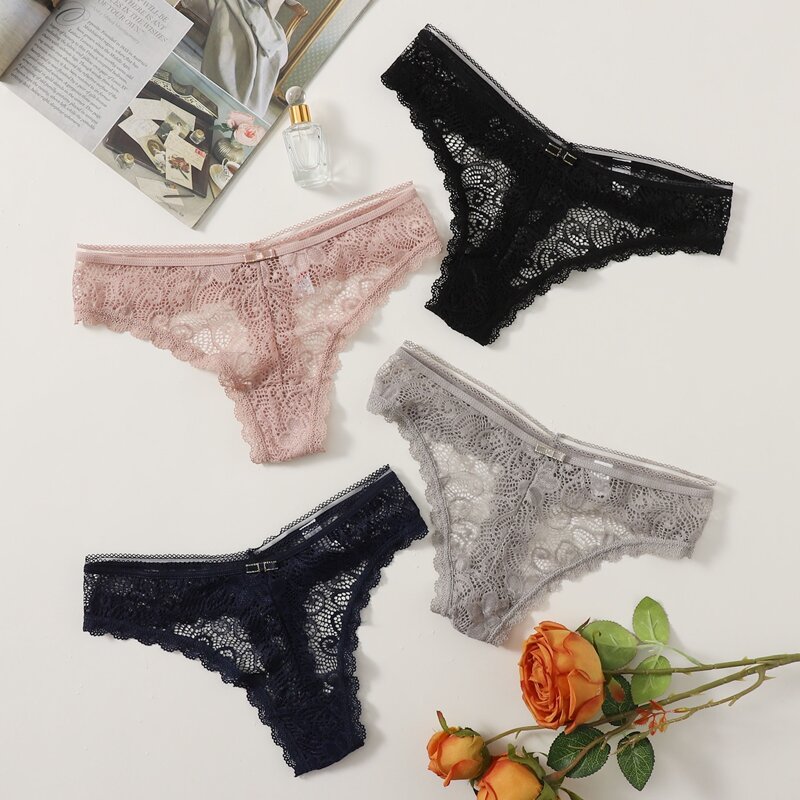 

4pack Floral Lace Panty Set, Multicolor