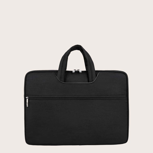 

Men Minimalist Briefcase, Black
