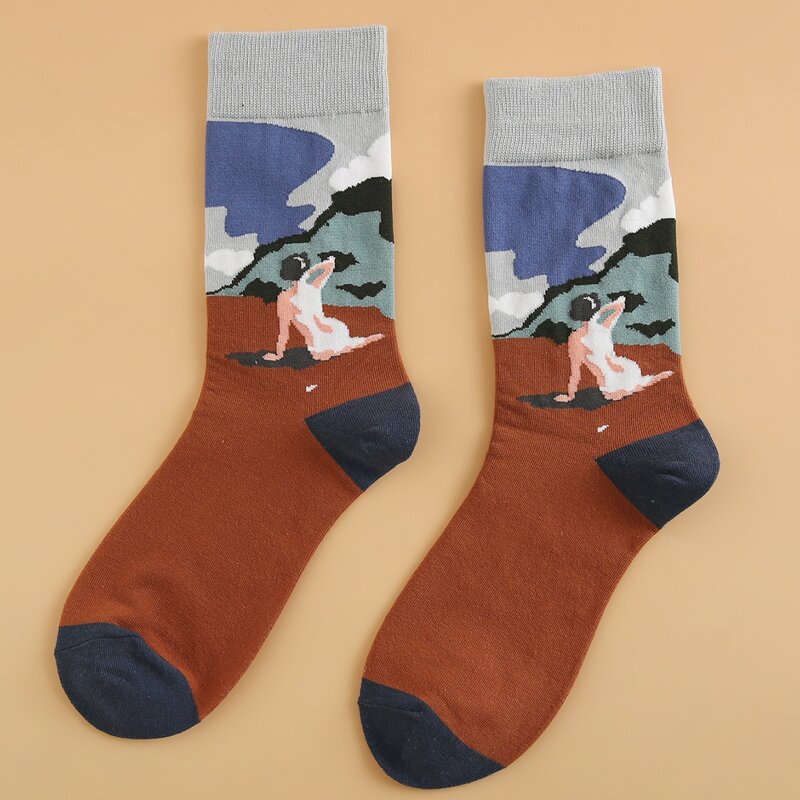 

Guys Figure Graphic Crew Socks, Multicolor