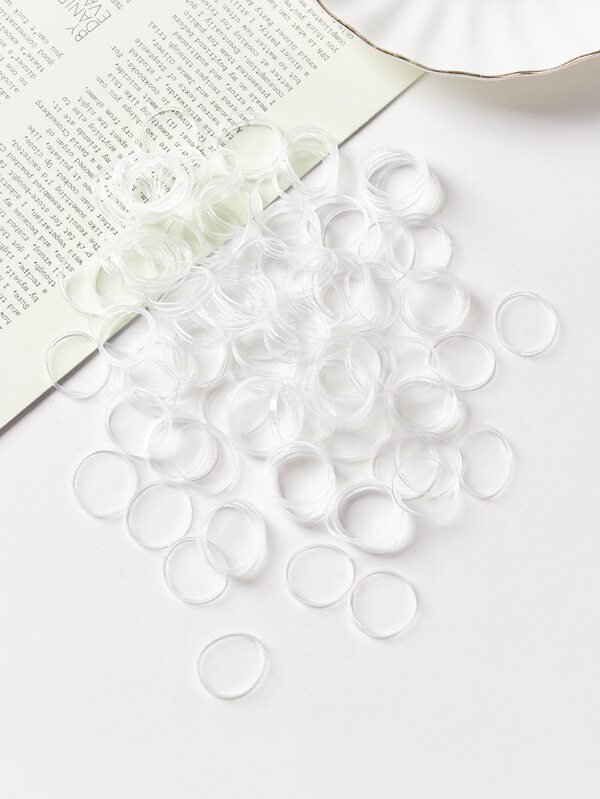 500pcs Disposable Elastic Hair Tie SHEIN USA
