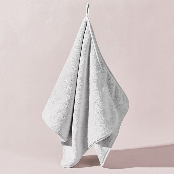 

1pc Plain Face Towel, Grey