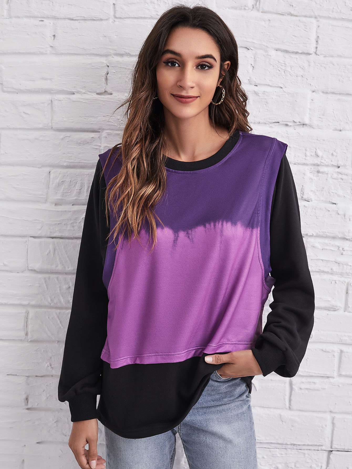 Color Block 2 In 1 Sweatshirt thumbnail