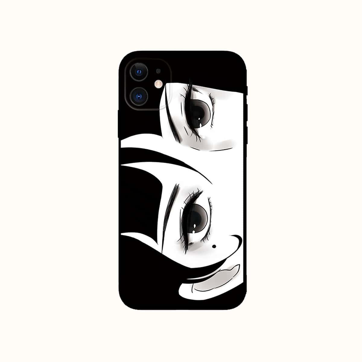 

Figure Graphic Phone Case, Black