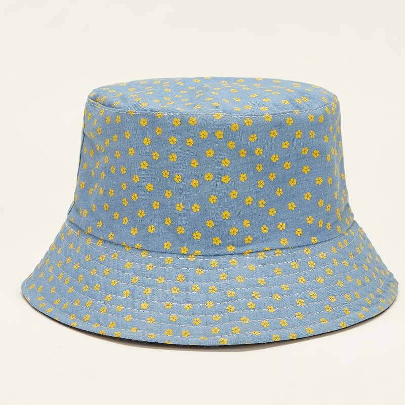 

Ditsy Floral Bucket Hat, Blue