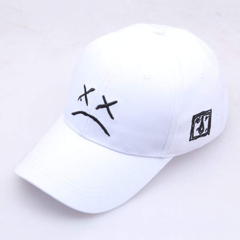 

Graphic Embroidery Baseball Cap, White