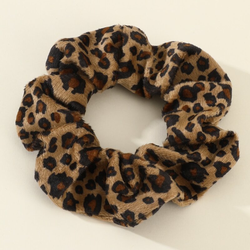 

1pc Leopard Scrunchie, Multicolor