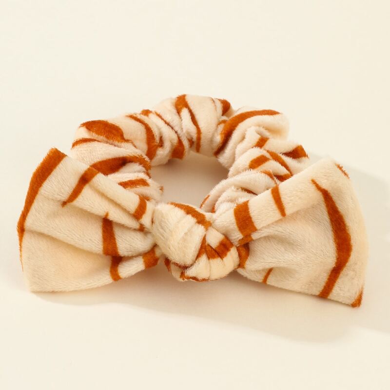 

Striped Bow Scrunchie, Multicolor