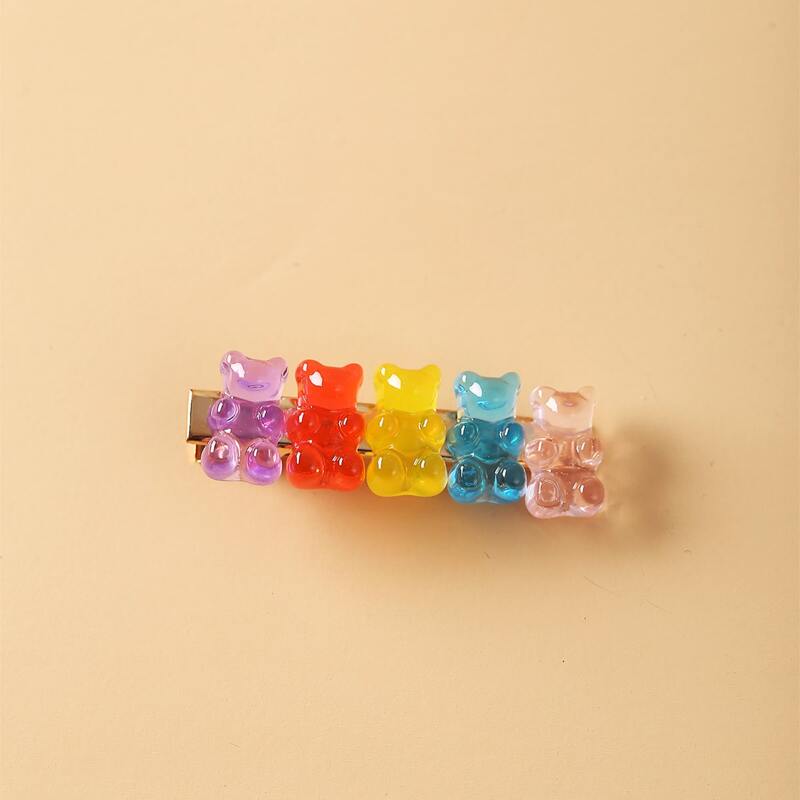 

1pc Bear Decor Hair Clip, Multicolor