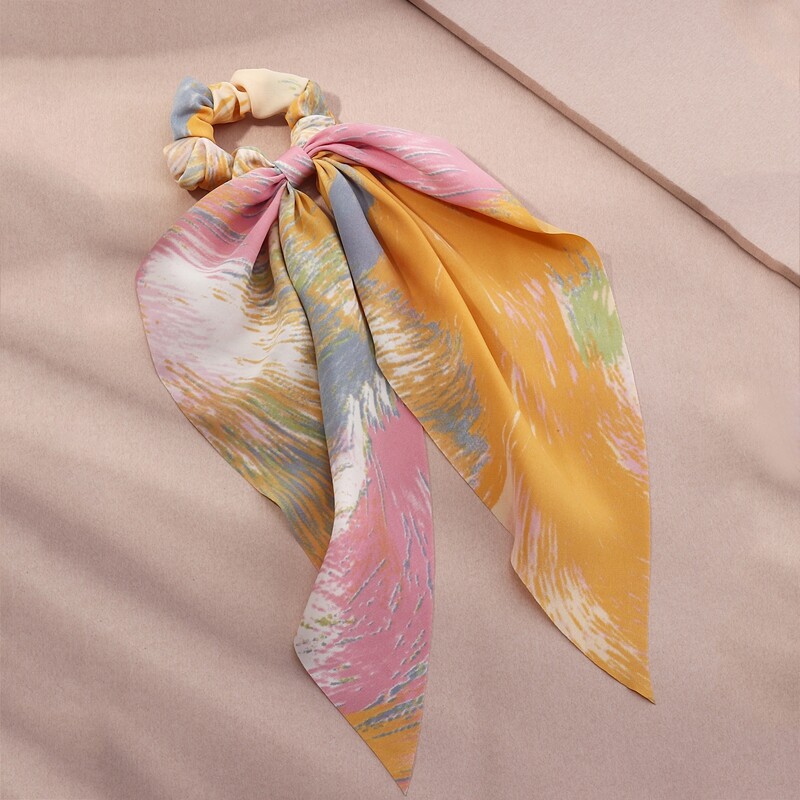 

Colorblock Scrunchie Scarf, Multicolor