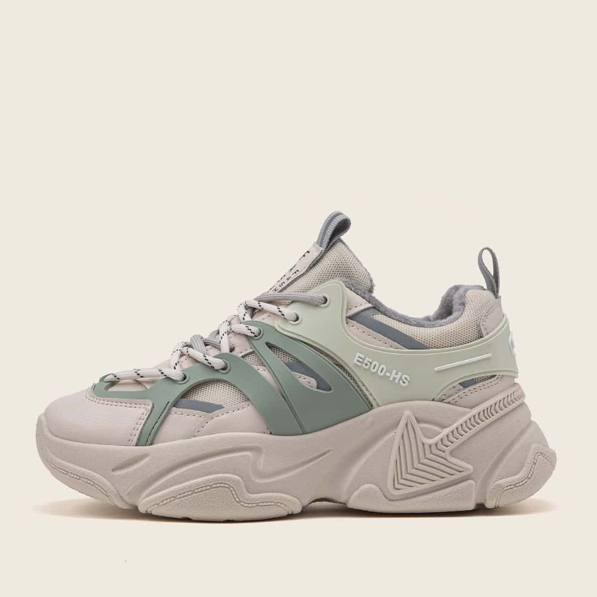 

Low Top Chunky Trainers, Grey