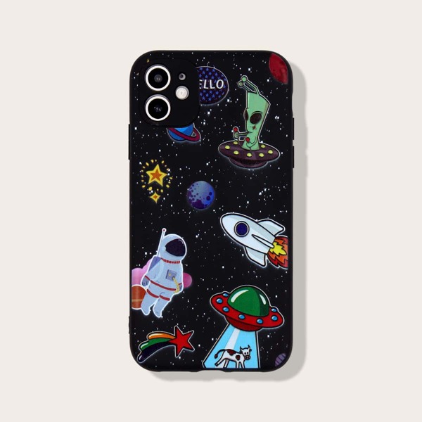 

Cartoon Spaceman iPhone Case, Multicolor
