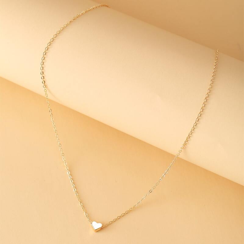 

Heart Chain Necklace, Gold