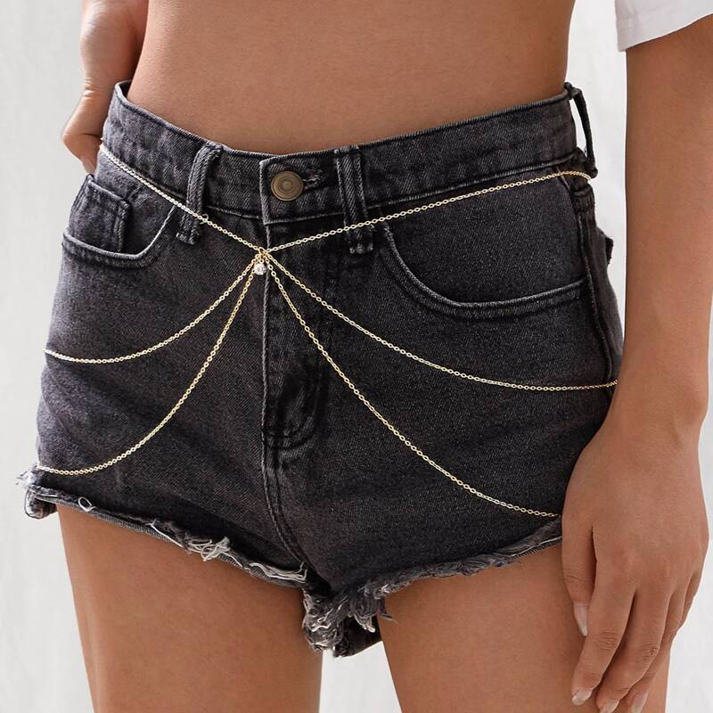 Layered Waist Chain 1pc, Gold