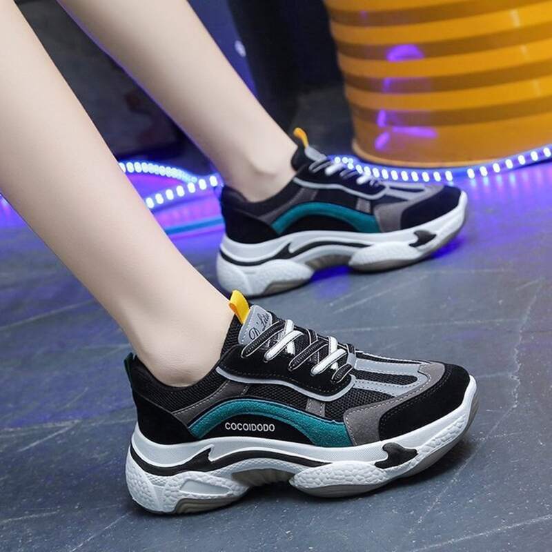 

Colorblock Chunky Trainers, Multicolor