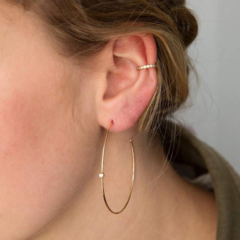

Simple Hoop Earrings, Gold