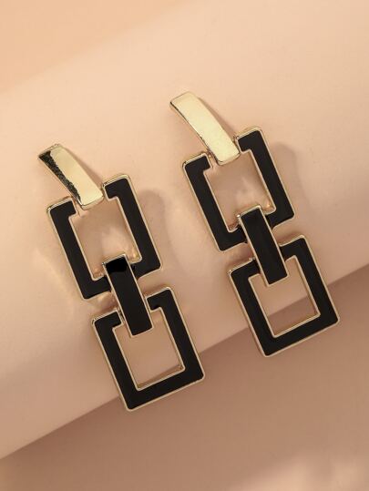 Andkiss اقراط متدلي هندسي