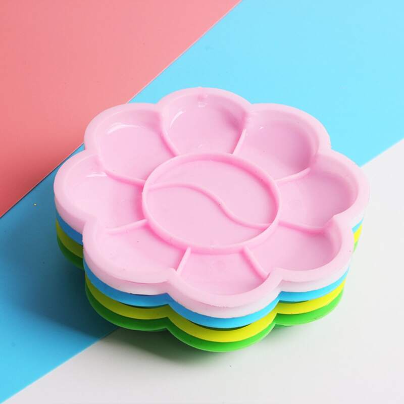 

5pcs Flower Shaped Palette, Multicolor
