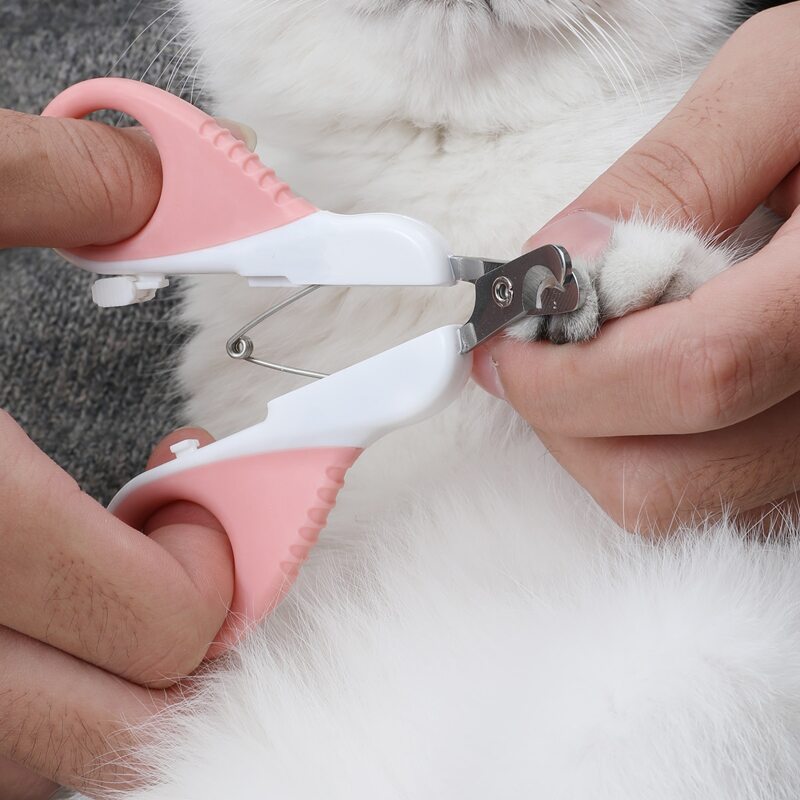 

Colorblock Cat Nail Clipper, Baby pink