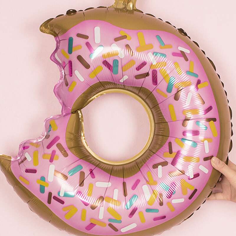 

1pc Doughnut Balloon, Multicolor