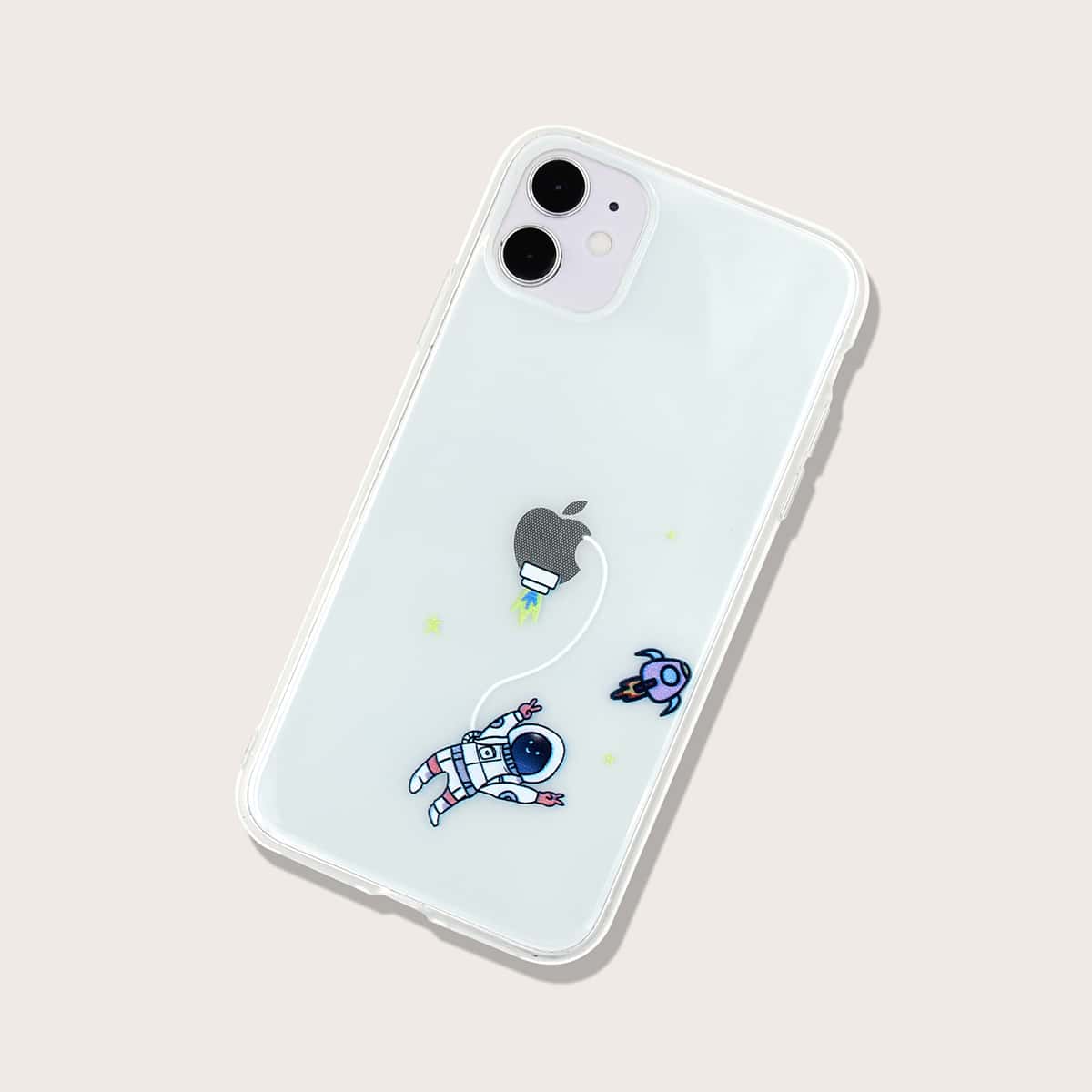 

Astronaut Print iPhone Case, Clear