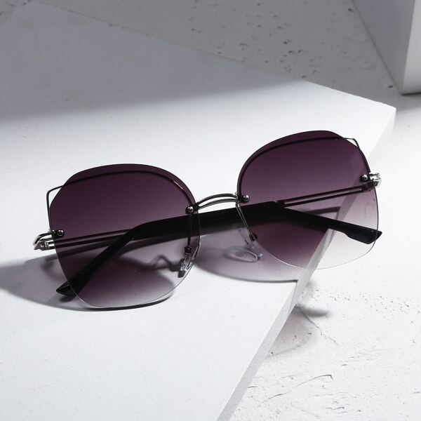 

Rimless Cat Eye Sunglasses