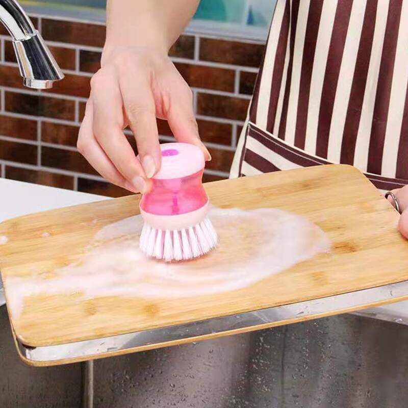 

1pc Random Automatic Liquid Filling Cleaning Brush, Multicolor