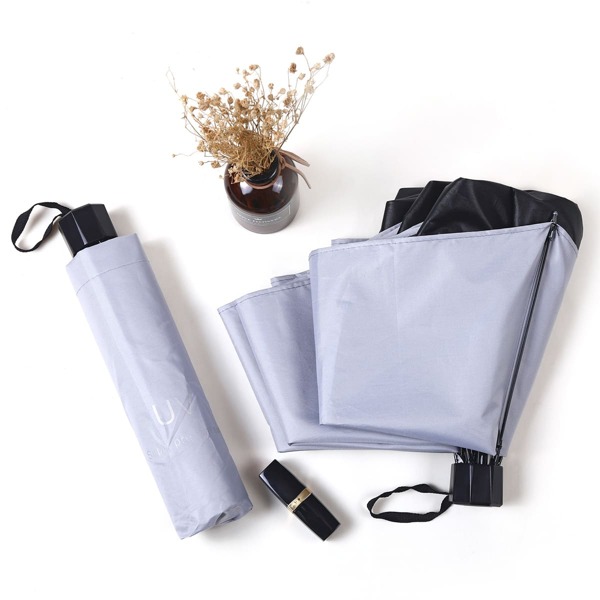 

Plain Anti-UV Sun Umbrella, Light grey