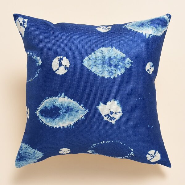 

Graphic Print Cushion Cover Without Filler, Blue