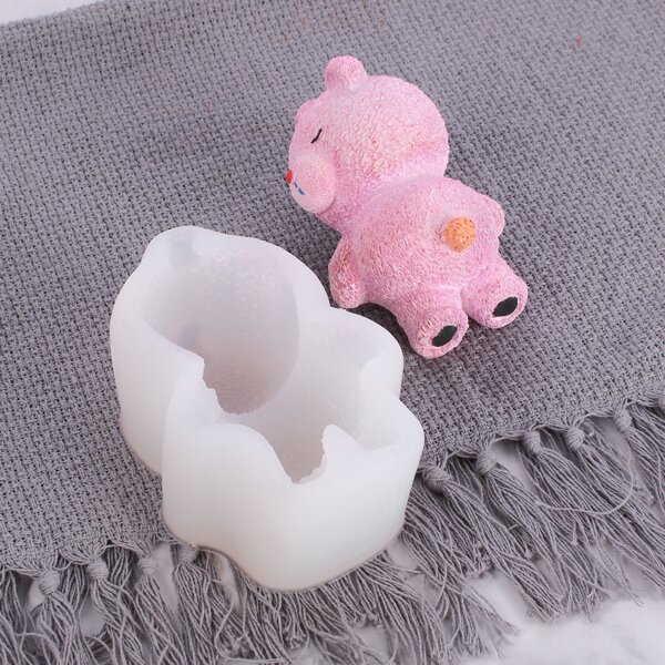 

1pc Bear Shaped Mold, White
