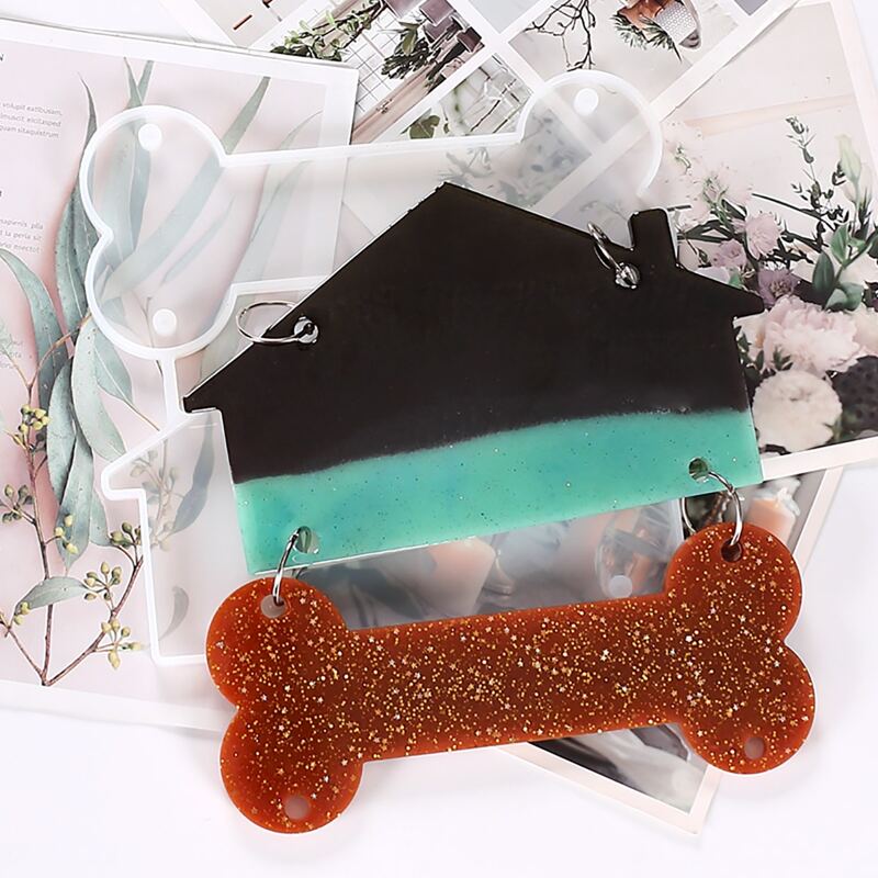 

1pc Doorplate DIY Epoxy Mold, White