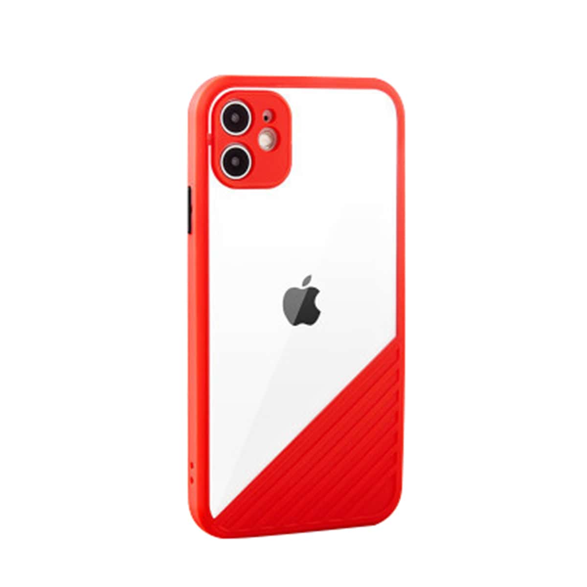 

Colorblock Contrast Frame iPhone Case, Red