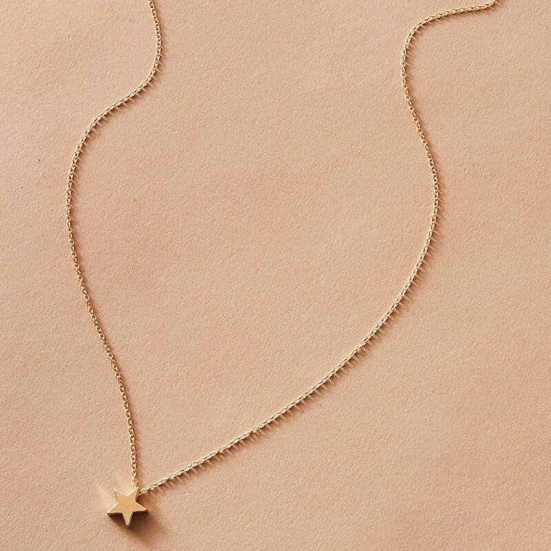 

Star Pendant Necklace, Gold