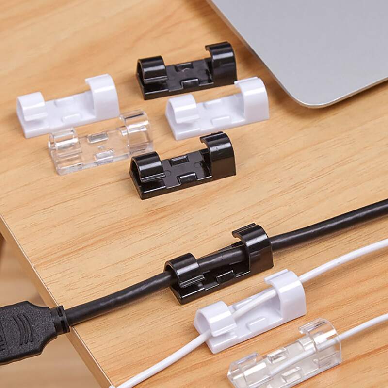 

20pcs Random Data Line Organizer, Black and white