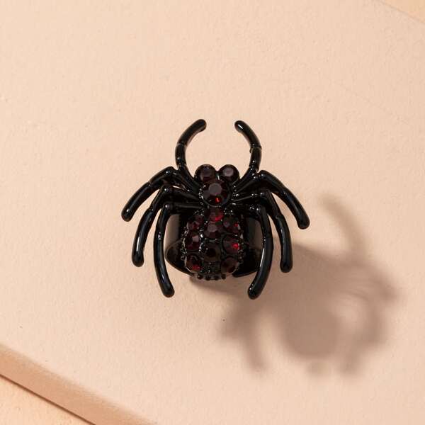 

Spider Decor Ring, Black