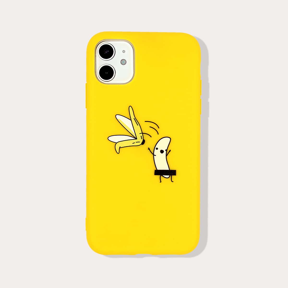 

Banana Pattern iPhone Case, Yellow