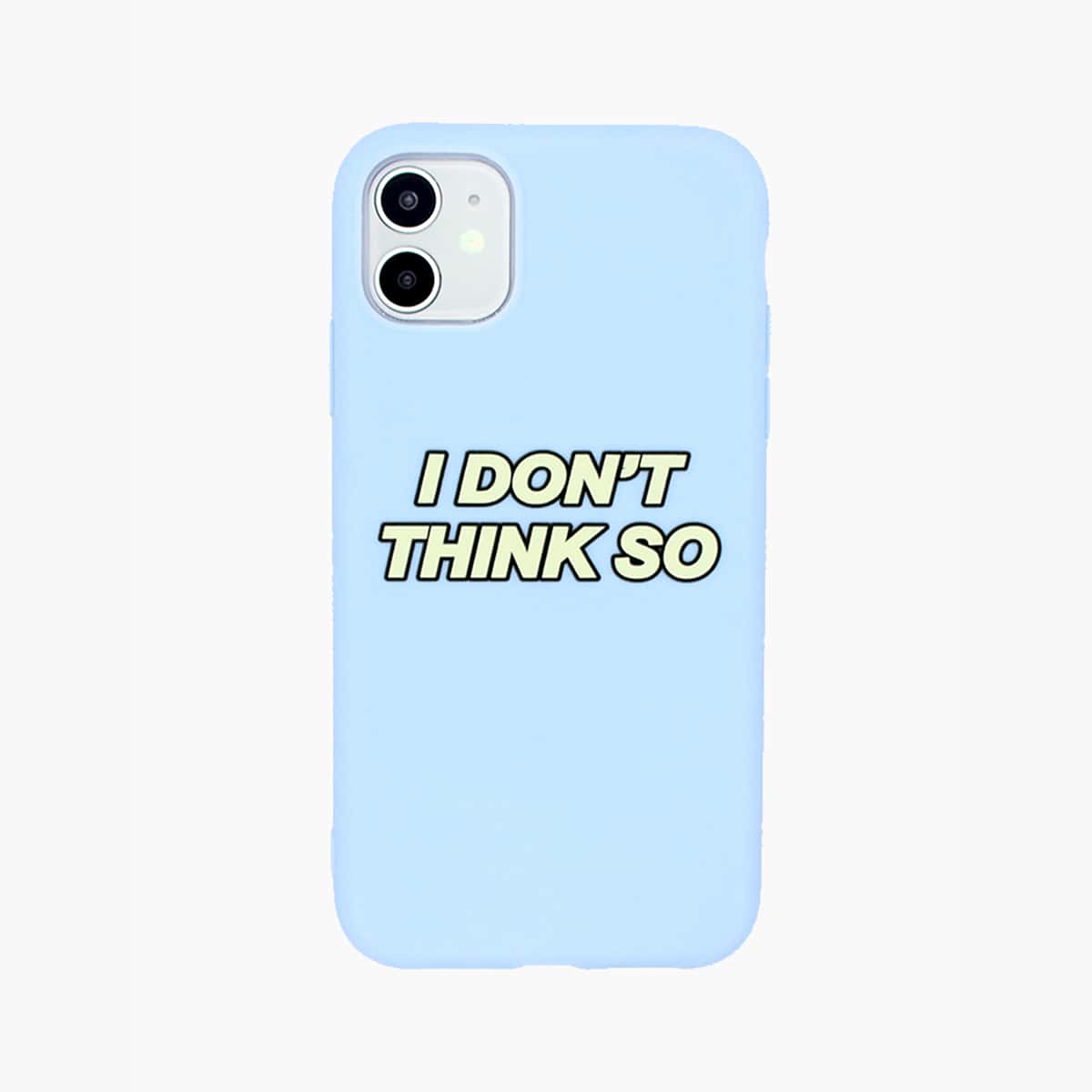 

Slogan Graphic iPhone Case, Blue